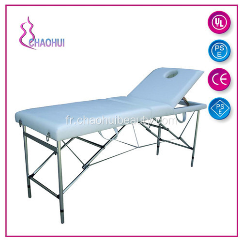 Chaise de massage en aluminium portable